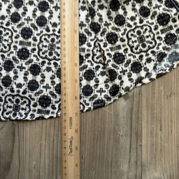 Free People Midsummer Day Black Tan Printed Sleeveless Cutout Tunic Dress Small - Picture 5 of 8